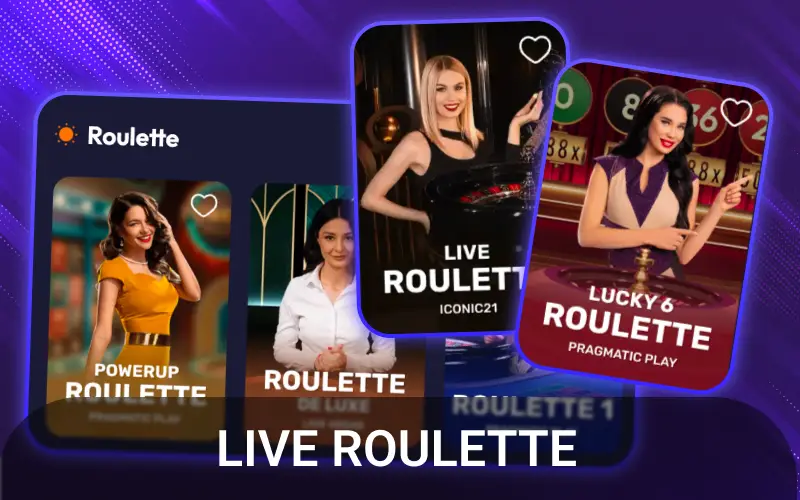 Spin the wheel in Spinrise live casino roulette to make your best bets.